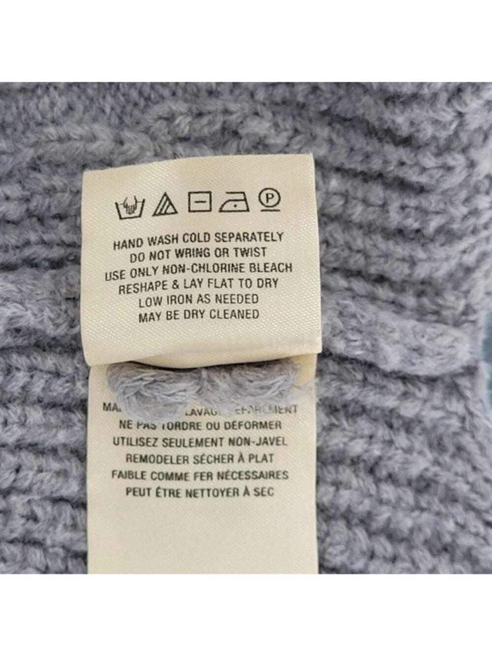 Anthropologie Angel Of The North Sleeveless Turtleneck Sweater Vest XS Gray - Picture 7 of 7